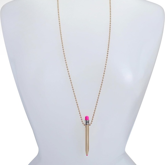 NWT Betsey Johnson Pencil Necklace โ๏ธ๐ - Picture 10 of 10